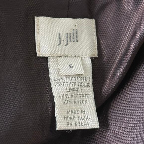 90s Y2k Pinstripe Wool Jacket Gloomy Coquette Twee Academia Heritage Preppy 6 - Picture 6 of 8